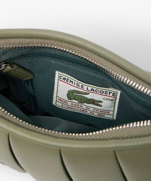LACOSTE / ラコステ ショルダーバッグ | LENGLEN レザープリーツハンドバッグ | 詳細11