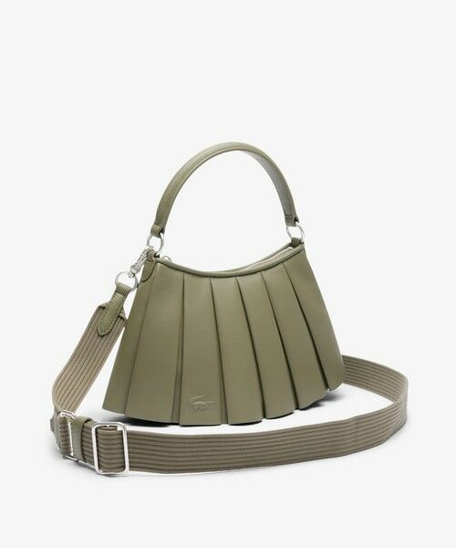 LACOSTE / ラコステ ハンドバッグ | LENGLEN レザープリーツハンドバッグ | 詳細9