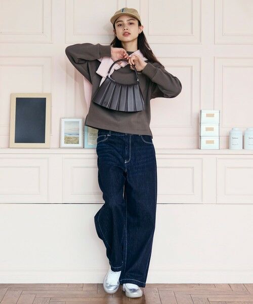 LACOSTE / ラコステ ショルダーバッグ | LENGLEN レザープリーツハンドバッグ | 詳細19