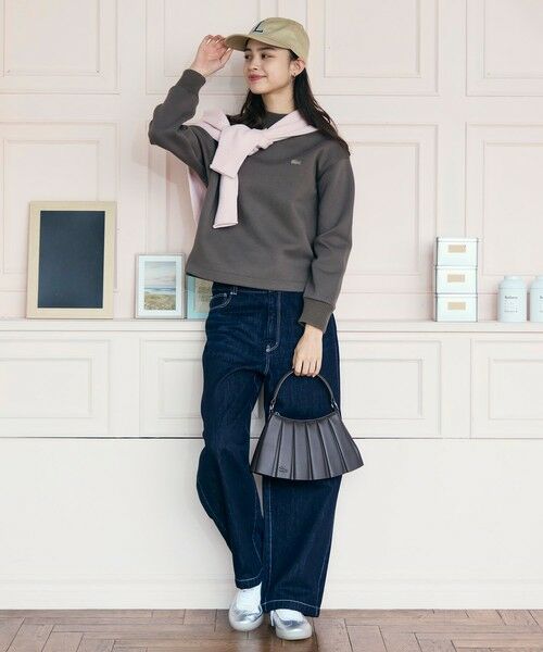 LACOSTE / ラコステ ショルダーバッグ | LENGLEN レザープリーツハンドバッグ | 詳細20