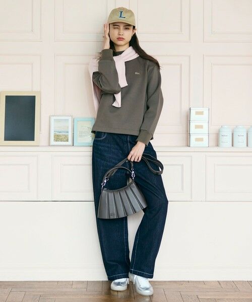 LACOSTE / ラコステ ハンドバッグ | LENGLEN レザープリーツハンドバッグ | 詳細13