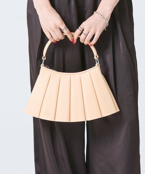 LACOSTE / ラコステ ハンドバッグ | LENGLEN レザープリーツハンドバッグ | 詳細16