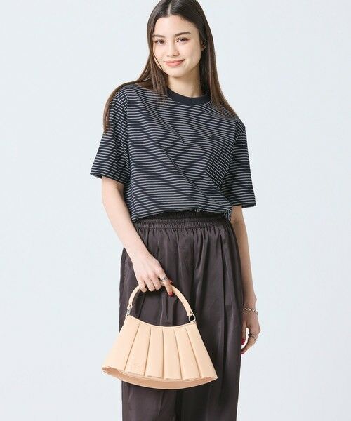 LACOSTE / ラコステ ハンドバッグ | LENGLEN レザープリーツハンドバッグ | 詳細17