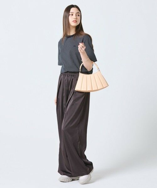 LACOSTE / ラコステ ハンドバッグ | LENGLEN レザープリーツハンドバッグ | 詳細20