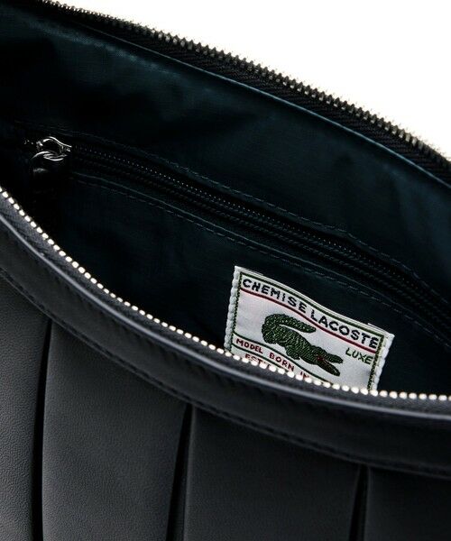 LACOSTE / ラコステ ショルダーバッグ | 『FW24 Fashion Show』 レザーショルダーバッグ | 詳細3