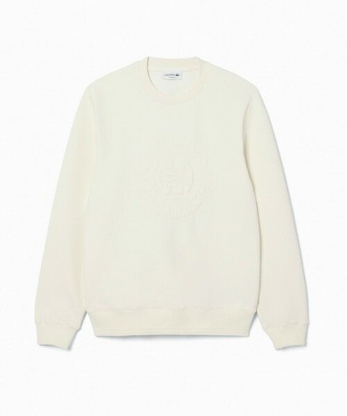 LACOSTE / ラコステ スウェット | トーン・オン・トーンローレルステッチダブルフェイスクルーネックスウェット | 詳細3