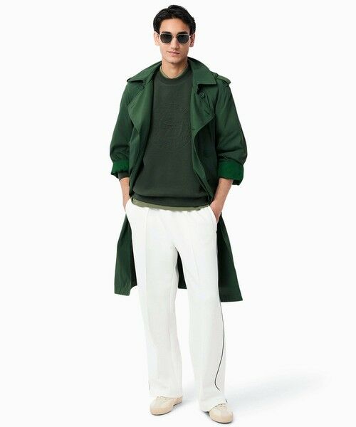 LACOSTE / ラコステ スウェット | トーン・オン・トーンローレルステッチダブルフェイスクルーネックスウェット | 詳細14