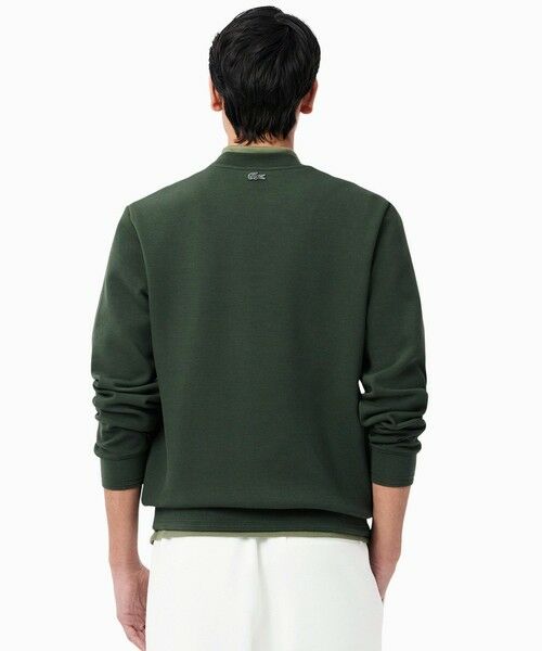 LACOSTE / ラコステ スウェット | トーン・オン・トーンローレルステッチダブルフェイスクルーネックスウェット | 詳細7