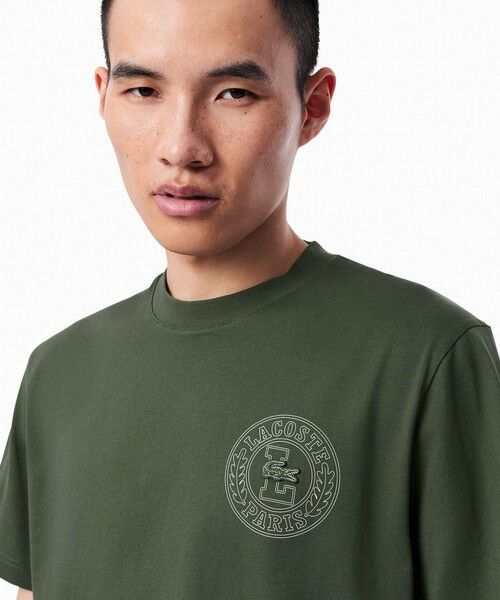 LACOSTE / ラコステ Tシャツ | ローレルサークルグラフィック半袖Tシャツ | 詳細1