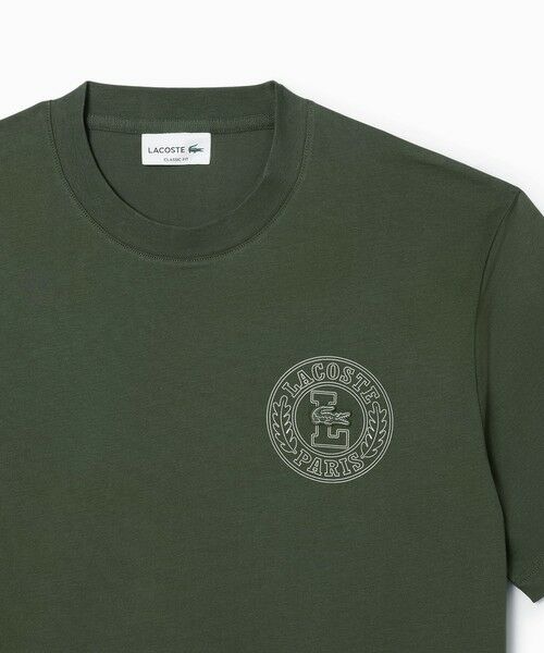 LACOSTE / ラコステ Tシャツ | ローレルサークルグラフィック半袖Tシャツ | 詳細4