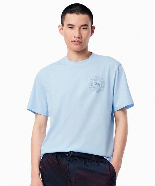 LACOSTE メンズ半袖Tシャツ LACOSTE ラコステ 半袖Tシャツ メンズ アウトラインクロック