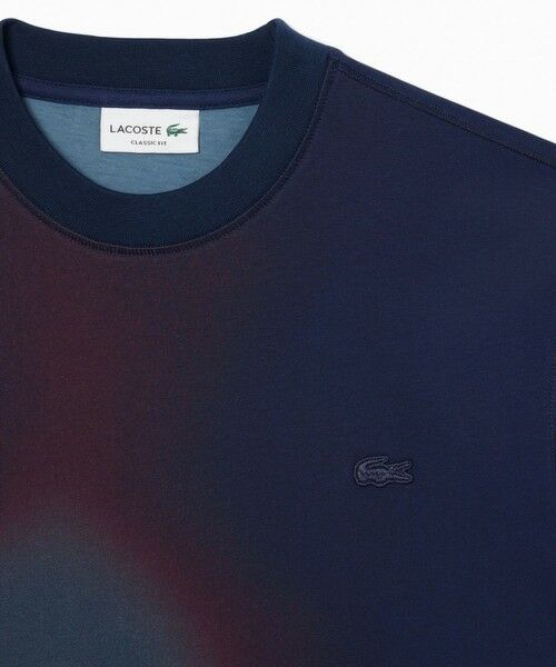 LACOSTE / ラコステ Tシャツ | オンブレテキスタイルクルーネック半袖Tシャツ | 詳細11