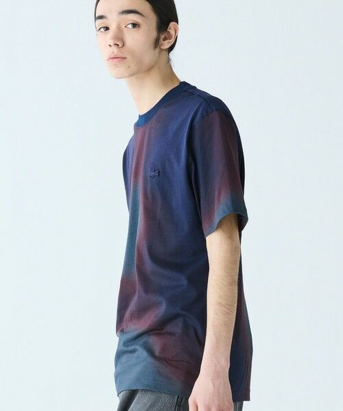 LACOSTE / ラコステ Tシャツ | オンブレテキスタイルクルーネック半袖Tシャツ | 詳細3