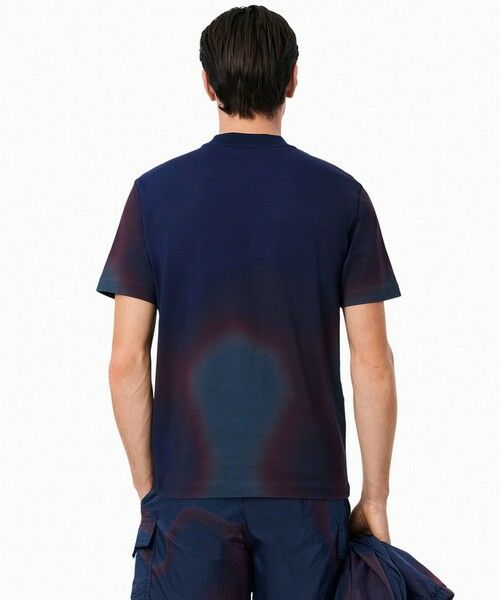 LACOSTE / ラコステ Tシャツ | オンブレテキスタイルクルーネック半袖Tシャツ | 詳細9