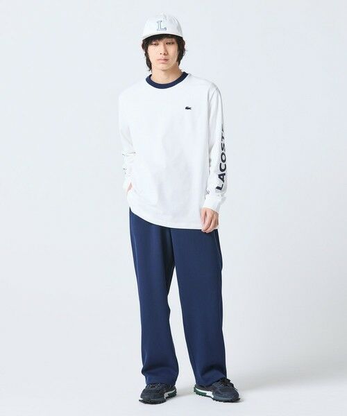 LACOSTE / ラコステ Tシャツ | ヘビーウェイト スリーブプリント ロングリブスリーブTシャツ | 詳細14