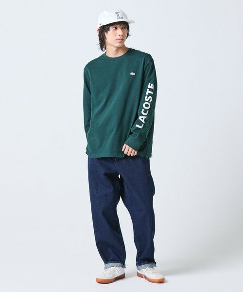 LACOSTE / ラコステ Tシャツ | ヘビーウェイト スリーブプリント ロングリブスリーブTシャツ | 詳細18