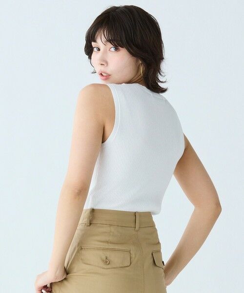 LACOSTE / ラコステ ベスト | UVカット クールマックスリブニットタンクトップ | 詳細2