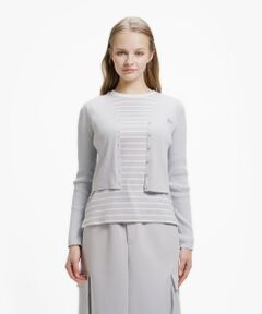 LACOSTE / ラコステ カーディガン・ボレロ | UVカット クールマックスリブニットカーディガン