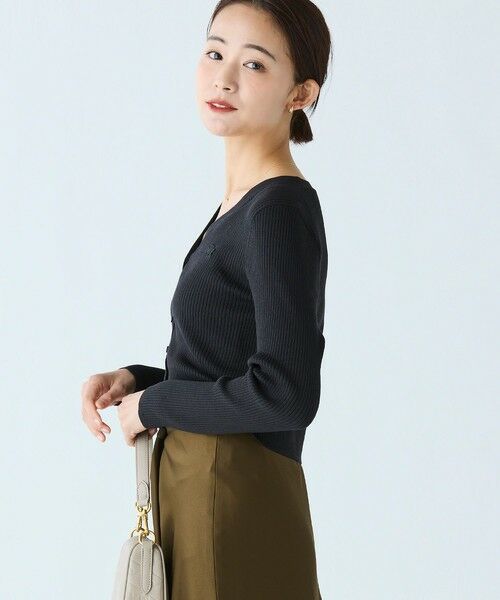 LACOSTE / ラコステ カーディガン・ボレロ | UVカット クールマックスリブニットカーディガン | 詳細13