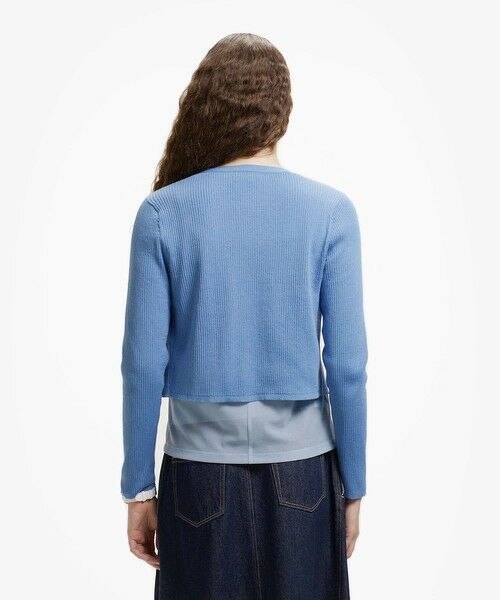 LACOSTE / ラコステ カーディガン・ボレロ | UVカット クールマックスリブニットカーディガン | 詳細14