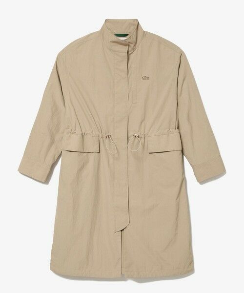 LACOSTE / ラコステ トレンチコート | 撥水 ナイロンタフタ スタンドカラーユーティリティコート | 詳細3