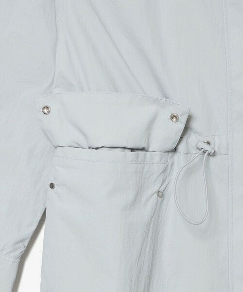 LACOSTE / ラコステ トレンチコート | 撥水 ナイロンタフタ スタンドカラーユーティリティコート | 詳細16