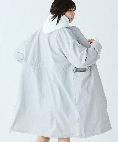 LACOSTE / ラコステ トレンチコート | 撥水 ナイロンタフタ スタンドカラーユーティリティコート | 詳細9