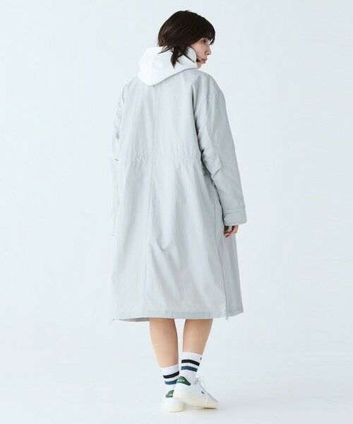 LACOSTE / ラコステ トレンチコート | 撥水 ナイロンタフタ スタンドカラーユーティリティコート | 詳細12