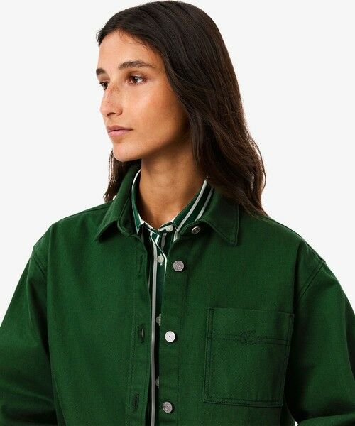 LACOSTE / ラコステ Gジャン・デニムジャケット | ウィメンズワーク デニムシャツジャケット / カバーオール | 詳細1