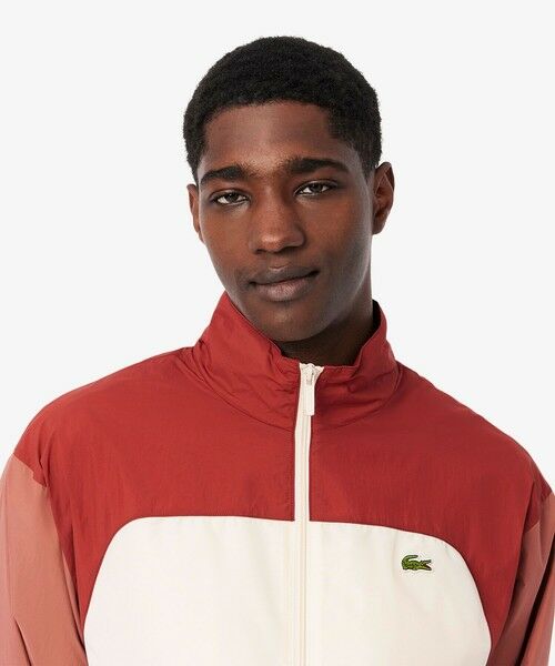 LACOSTE / ラコステ ブルゾン | トリコカラーリング撥水トラックジャケット | 詳細1