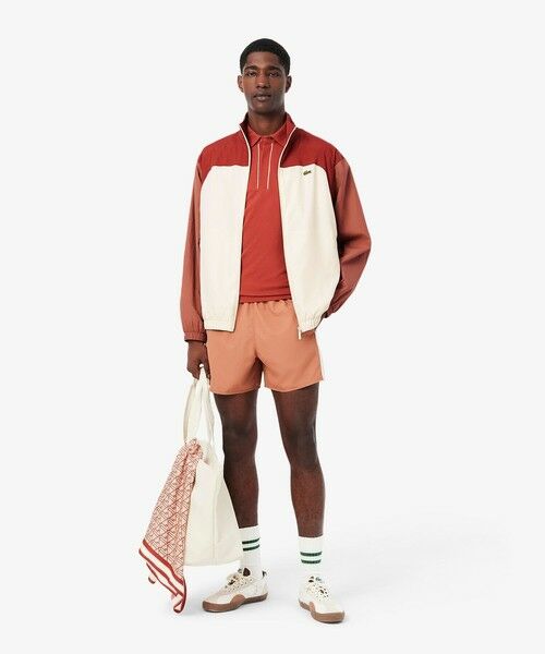 LACOSTE / ラコステ ブルゾン | トリコカラーリング撥水トラックジャケット | 詳細7