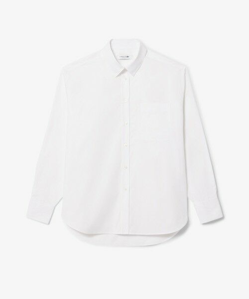 LACOSTE / ラコステ シャツ・ブラウス | コットンポプリン オーバーサイズストライプシャツ | 詳細3