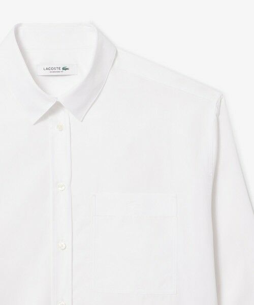 LACOSTE / ラコステ シャツ・ブラウス | コットンポプリン オーバーサイズストライプシャツ | 詳細4