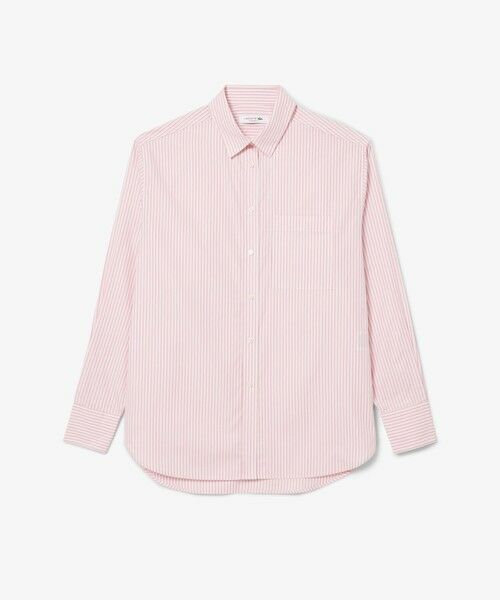 LACOSTE / ラコステ シャツ・ブラウス | コットンポプリン オーバーサイズストライプシャツ | 詳細11