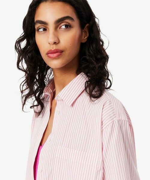 LACOSTE / ラコステ シャツ・ブラウス | コットンポプリン オーバーサイズストライプシャツ | 詳細9