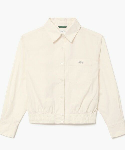 セール】 クロップド丈 ウエストシャーリングシャツ ショート