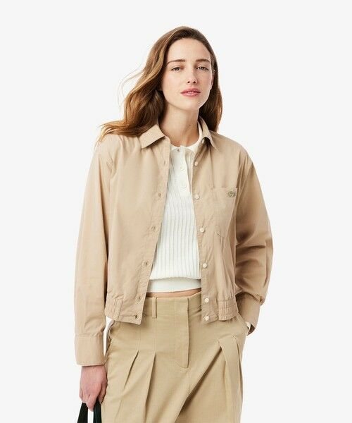 セール】 クロップド丈 ウエストシャーリングシャツ ショート
