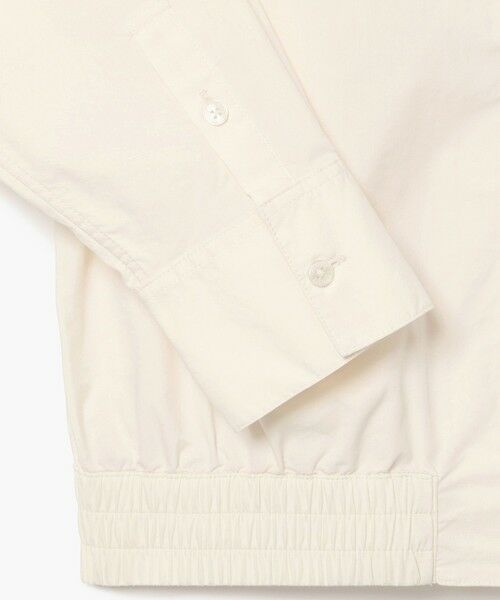【美品】LACOSTE ラコステ ショートブルゾン ホワイト セール】 クロップド丈 ウエストシャーリングシャツ ショート