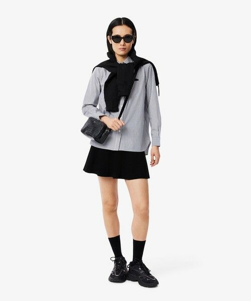 LACOSTE / ラコステ ベーシックストライプシャツ セール】 ベーシックストライプシャツ （シャツ・ブラウス