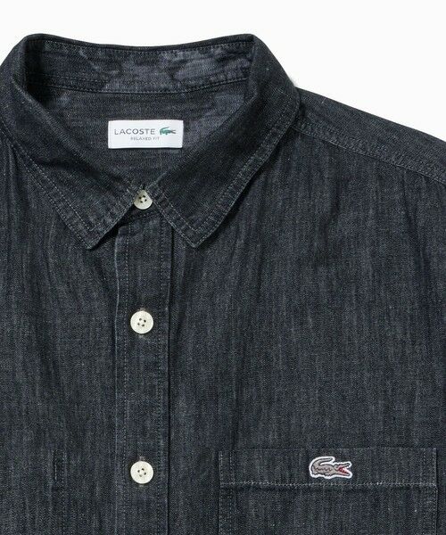 LACOSTE / ラコステ シャツ・ブラウス | コットンリネンデニムシャツジャケット | 詳細5