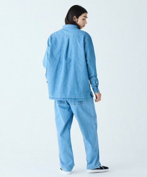 LACOSTE / ラコステ シャツ・ブラウス | コットンリネンデニムシャツジャケット | 詳細13