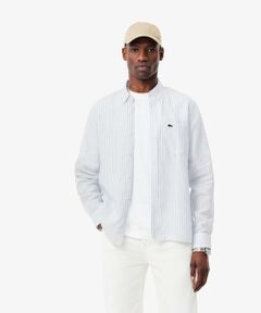 LACOSTE / ラコステ シャツ・ブラウス | リネンストライプシャツ
