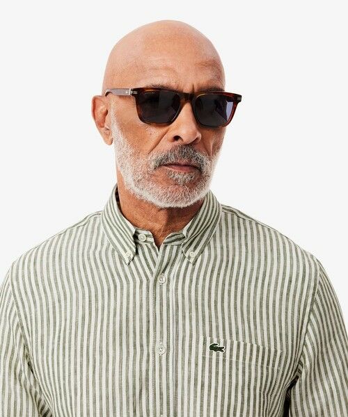 LACOSTE / ラコステ シャツ・ブラウス | リネンストライプシャツ | 詳細7