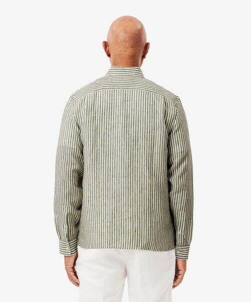 LACOSTE / ラコステ シャツ・ブラウス | リネンストライプシャツ | 詳細8