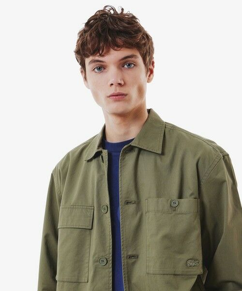LACOSTE / ラコステ シャツ・ブラウス | コットンツイルワークシャツジャケット | 詳細10