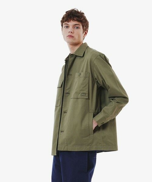 LACOSTE / ラコステ シャツ・ブラウス | コットンツイルワークシャツジャケット | 詳細12
