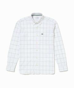 LACOSTE / ラコステ シャツ・ブラウス | 2WAYストレッチ ウインドウペンチェックボタンダウンシャツ