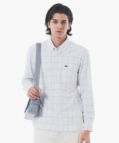 LACOSTE / ラコステ シャツ・ブラウス | 2WAYストレッチ ウインドウペンチェックボタンダウンシャツ | 詳細1