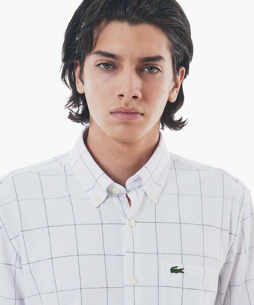 LACOSTE / ラコステ シャツ・ブラウス | 2WAYストレッチ ウインドウペンチェックボタンダウンシャツ | 詳細3