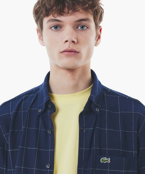 LACOSTE / ラコステ シャツ・ブラウス | 2WAYストレッチ ウインドウペンチェックボタンダウンシャツ | 詳細12